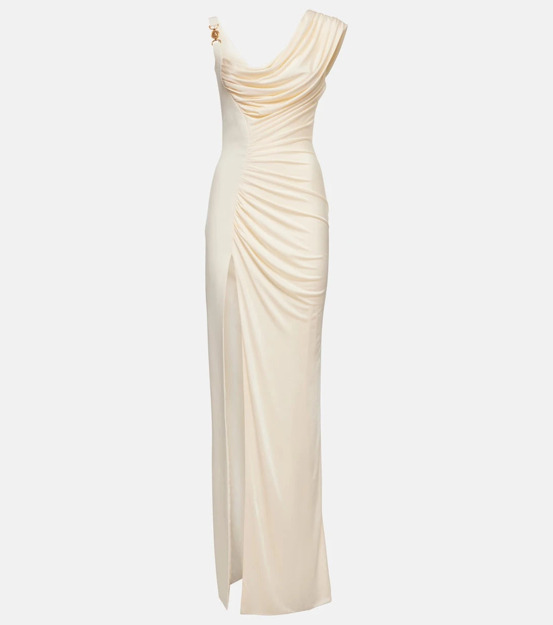 Versace - Medusa '95 draped crêpe gown