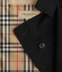 Burberry Black Cotton Kensington Short Trench Coat