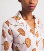 Desmond & Dempsey Pink Cotton Carnations Pyjama Set