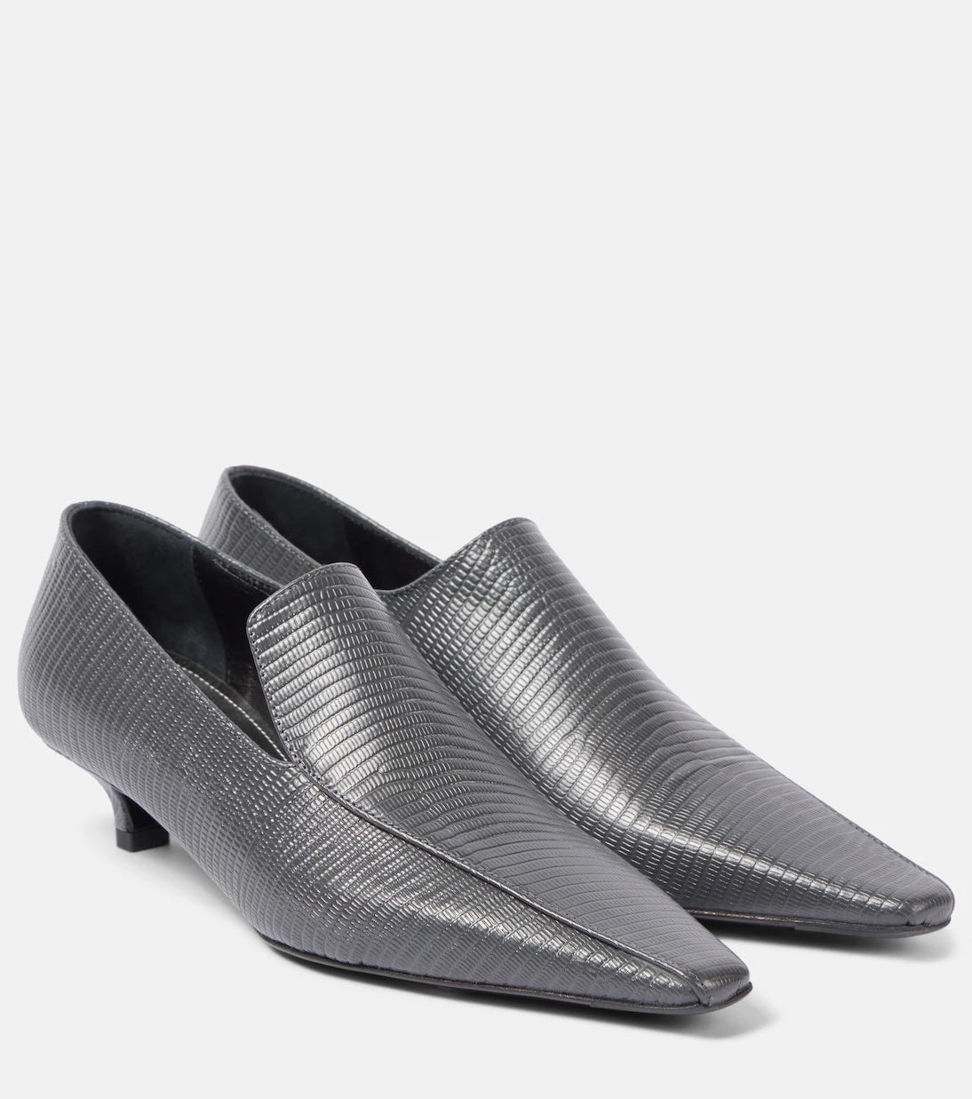 Toteme - Embossed leather pumps