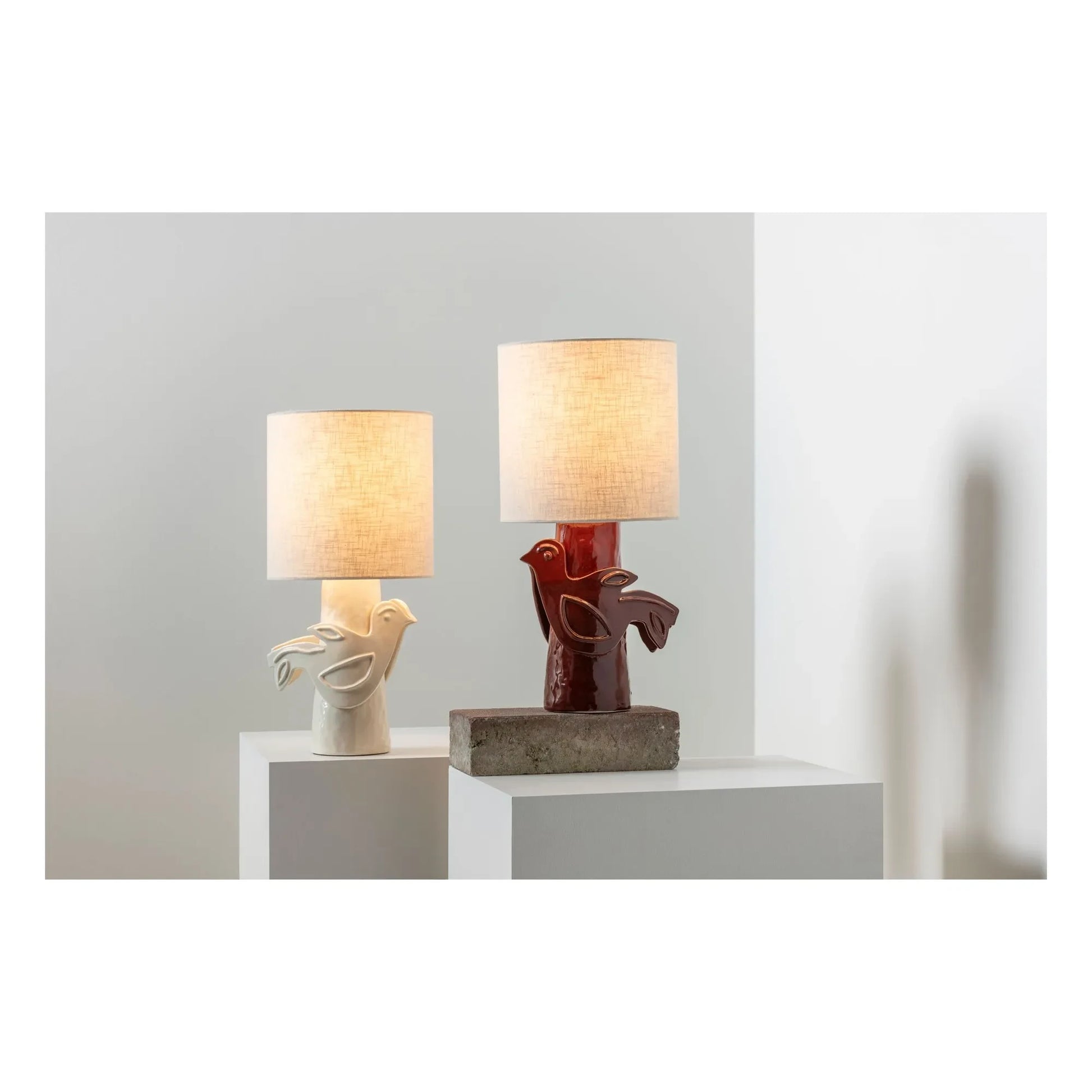 Serax - Paloma stoneware table lamp, Marie Michielssen | White