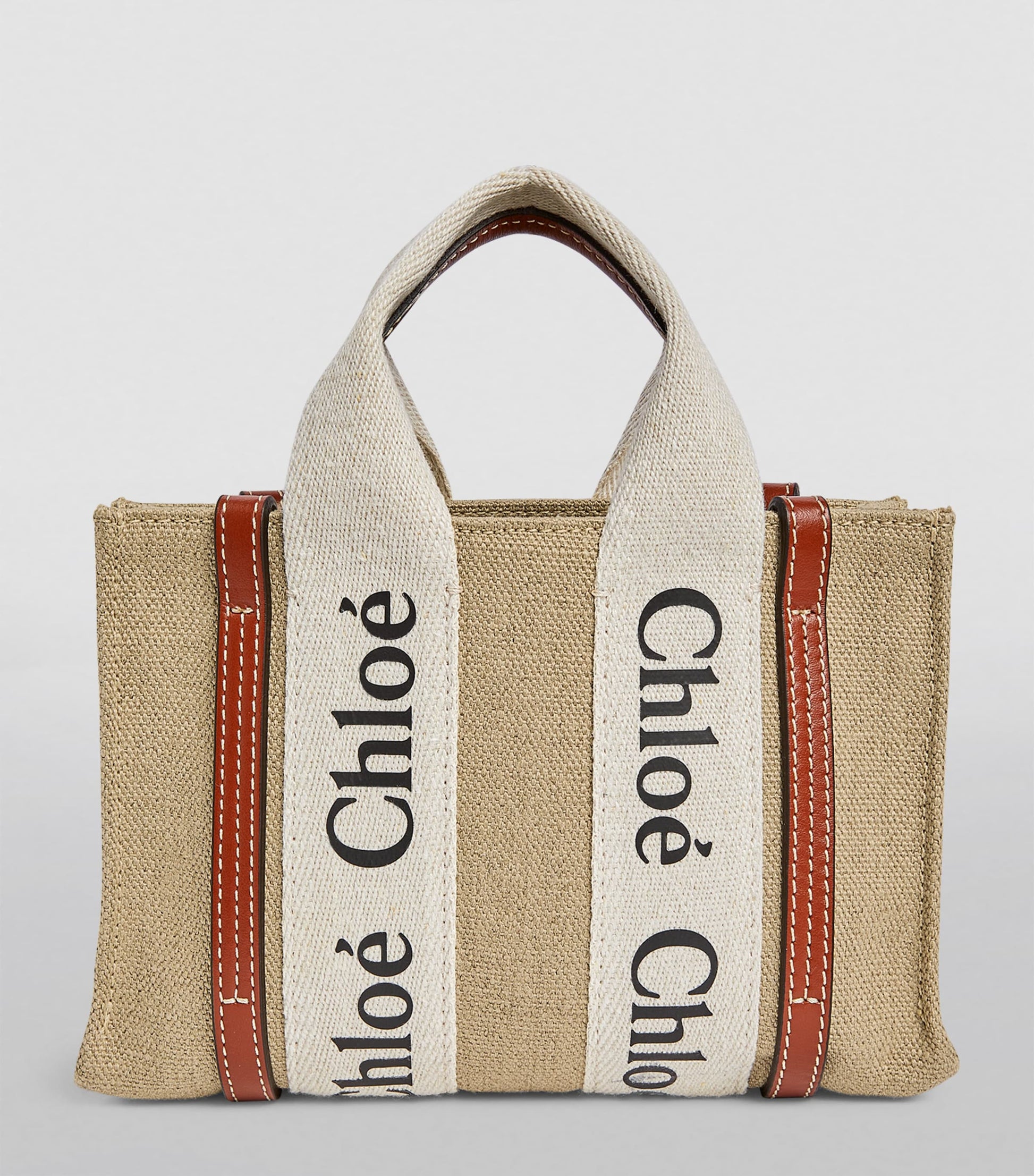 Chloé Brown Mini Woody Tote Bag