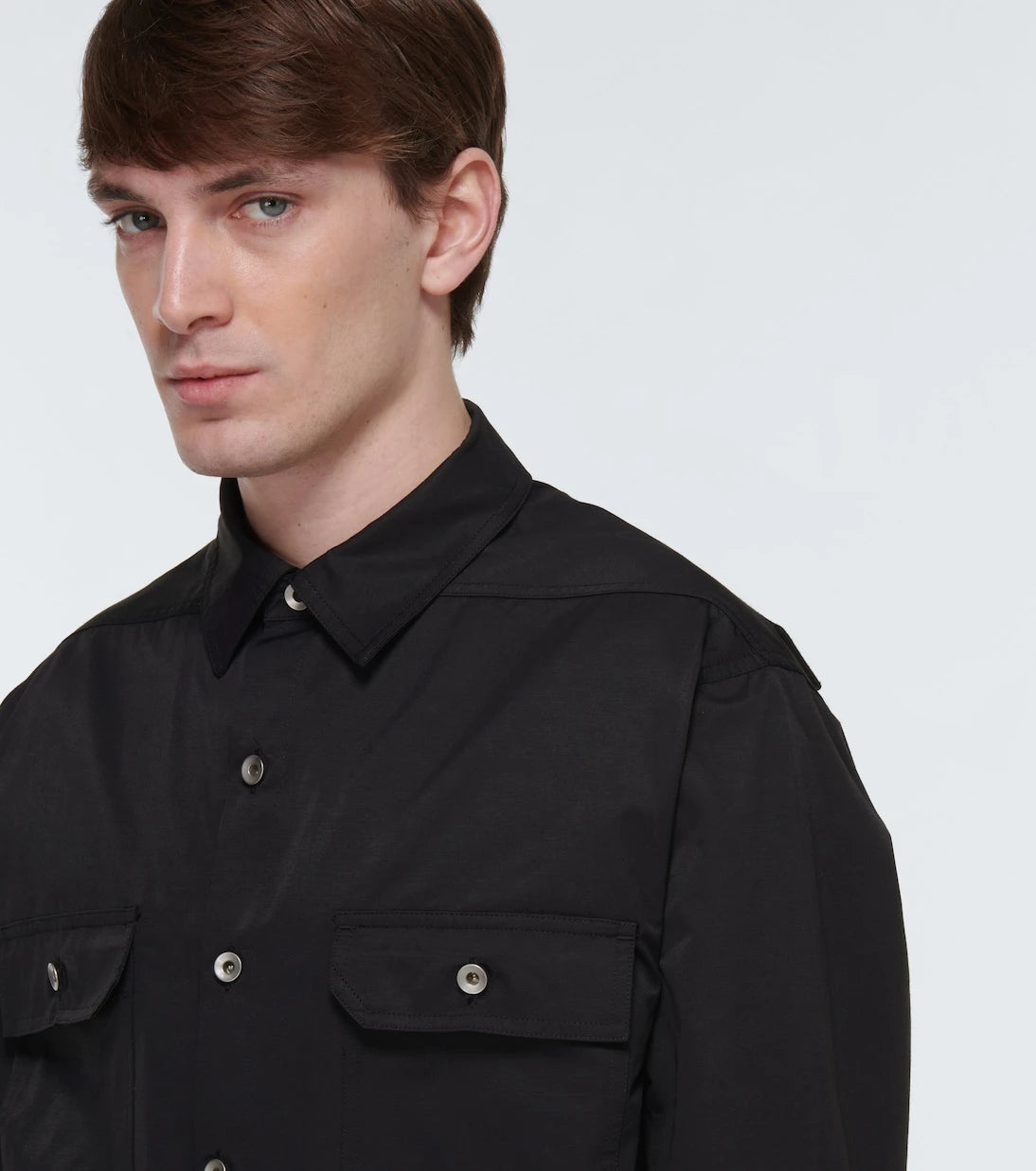 Rick Owens - Cotton-blend poplin overshirt
