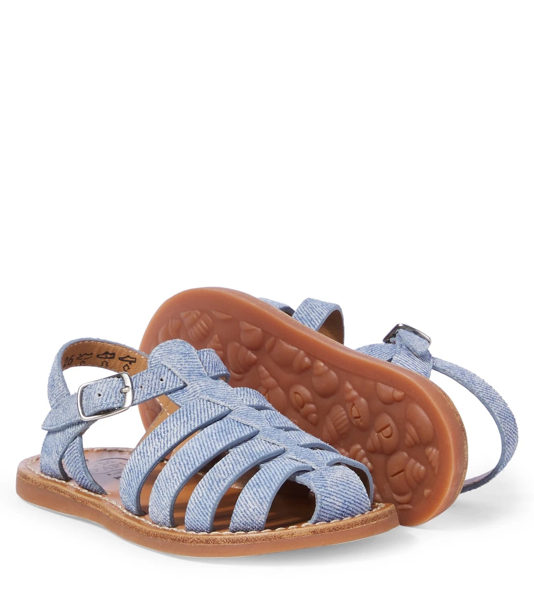 Pom d'Api - Plage-Stitch Dad leather sandals
