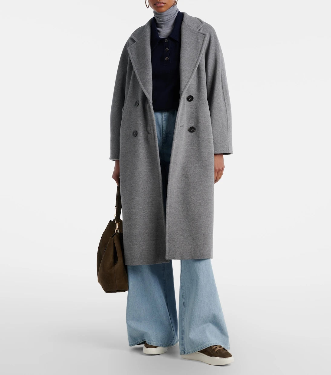 Max Mara - Suede platform sneakers