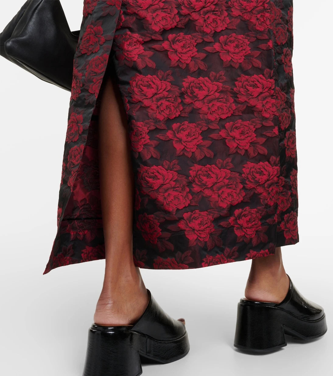 Ganni - Floral jacquard maxi skirt