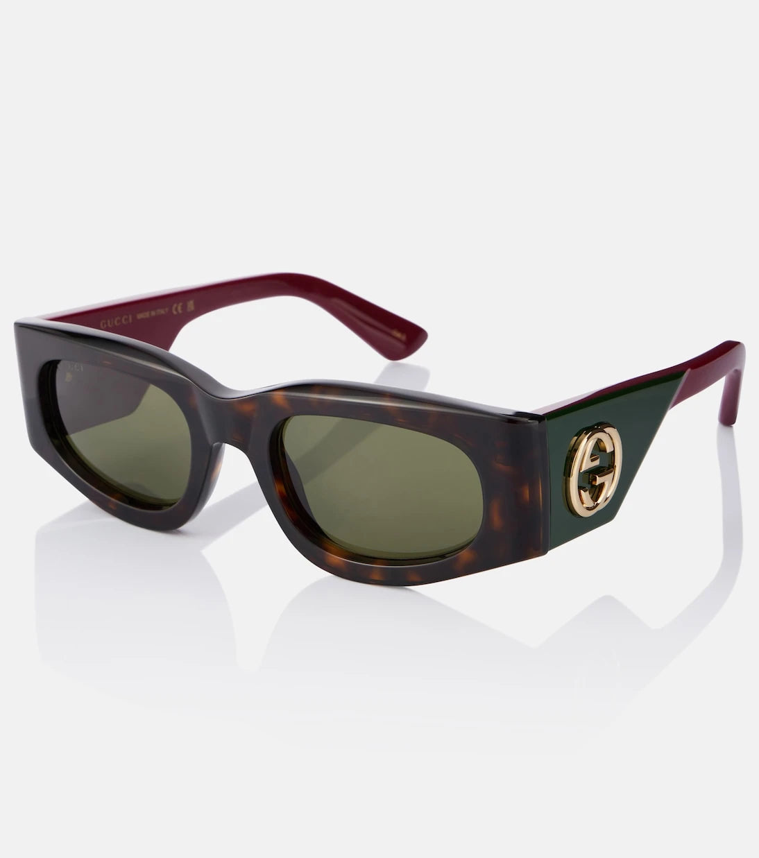 Gucci - Interlocking G rectangular sunglasses