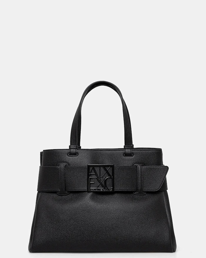 Armani Exchange шопинг чанта дамска от имитация на кожа