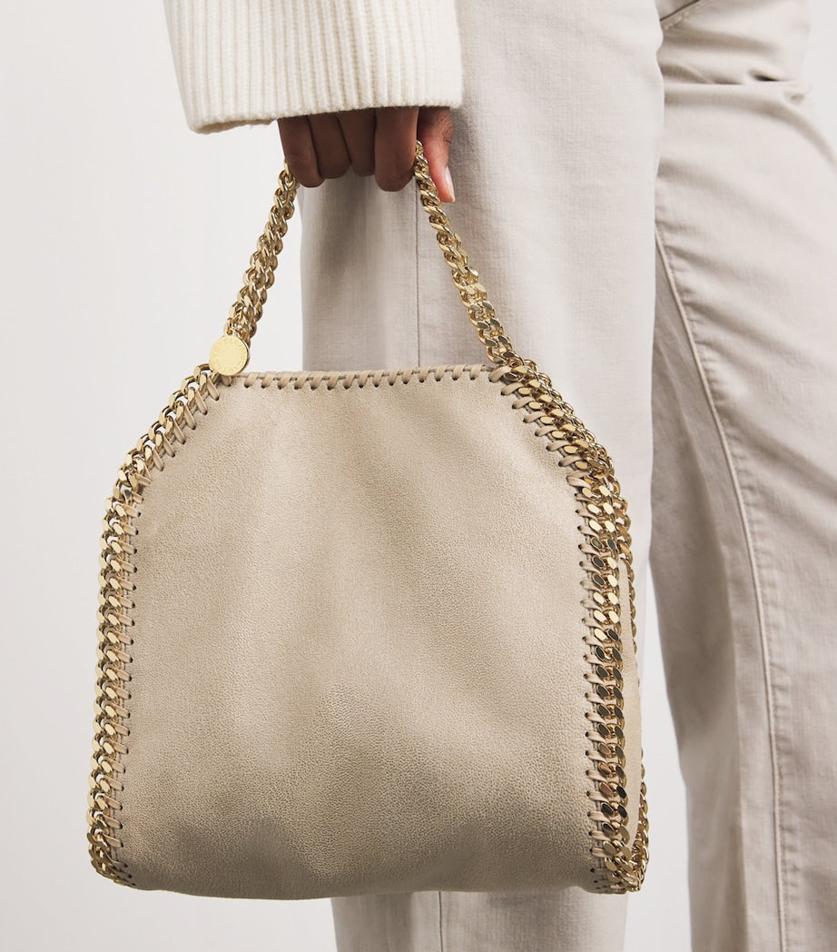 Stella McCartney Beige Mini Falabella Tote Bag