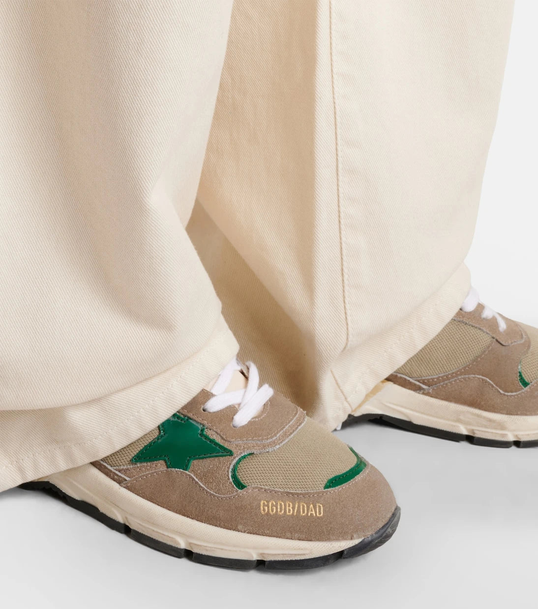 Golden Goose - Dad Star leather-trimmed sneakers