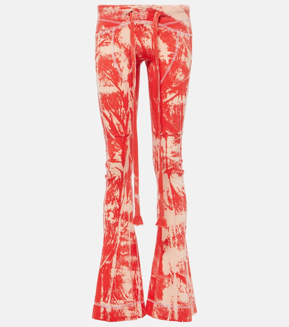 KNWLS - Raze low-rise tie-dye flared pants