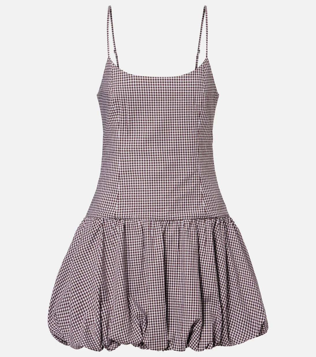 Faithfull - Pelea gingham cotton-blend minidress