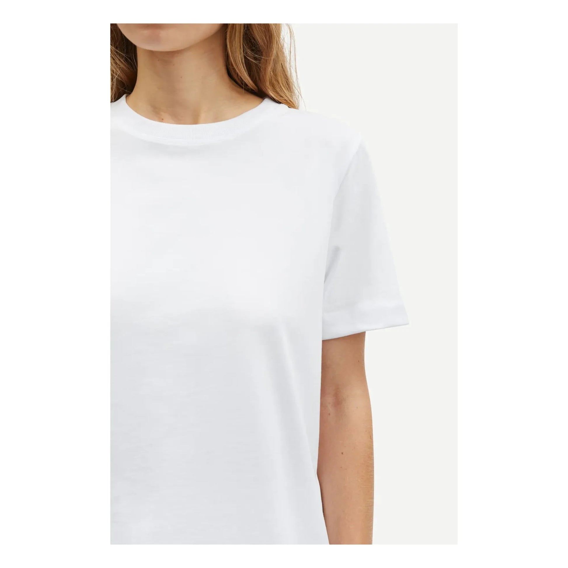Samsoe Samsoe - Camino organic cotton T-shirt | White