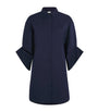 Navy Nico Mini Shirt Dress
