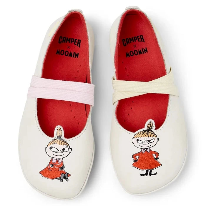 Детски кожени балеринки Camper TWS Kids by Moomin