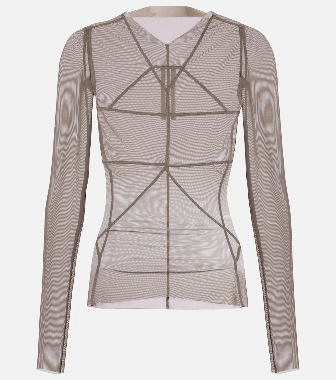Rick Owens - Temple sheer tulle top