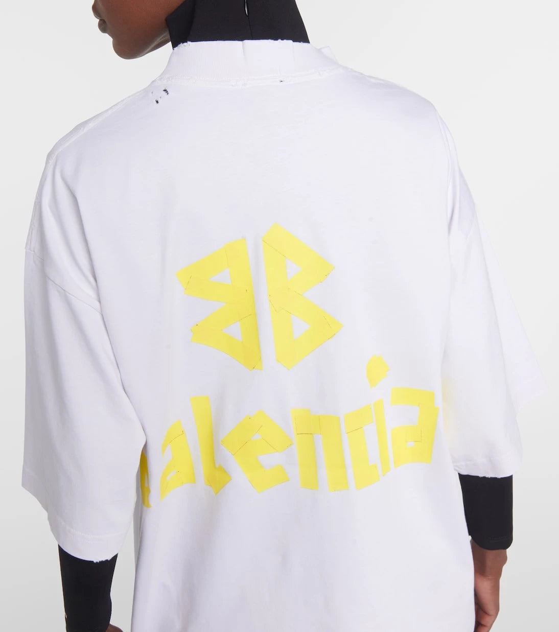 Balenciaga - Tape Type cotton jersey T-shirt