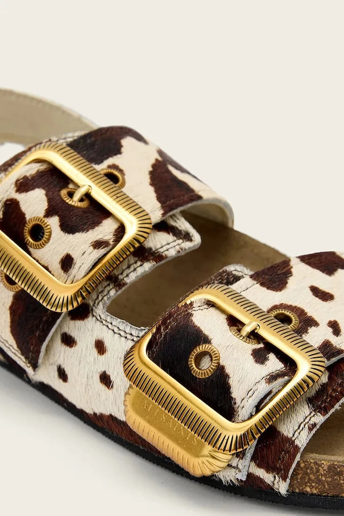 AllSaints Staffa Sandal Kadın Deri Düz Taban Sandalet