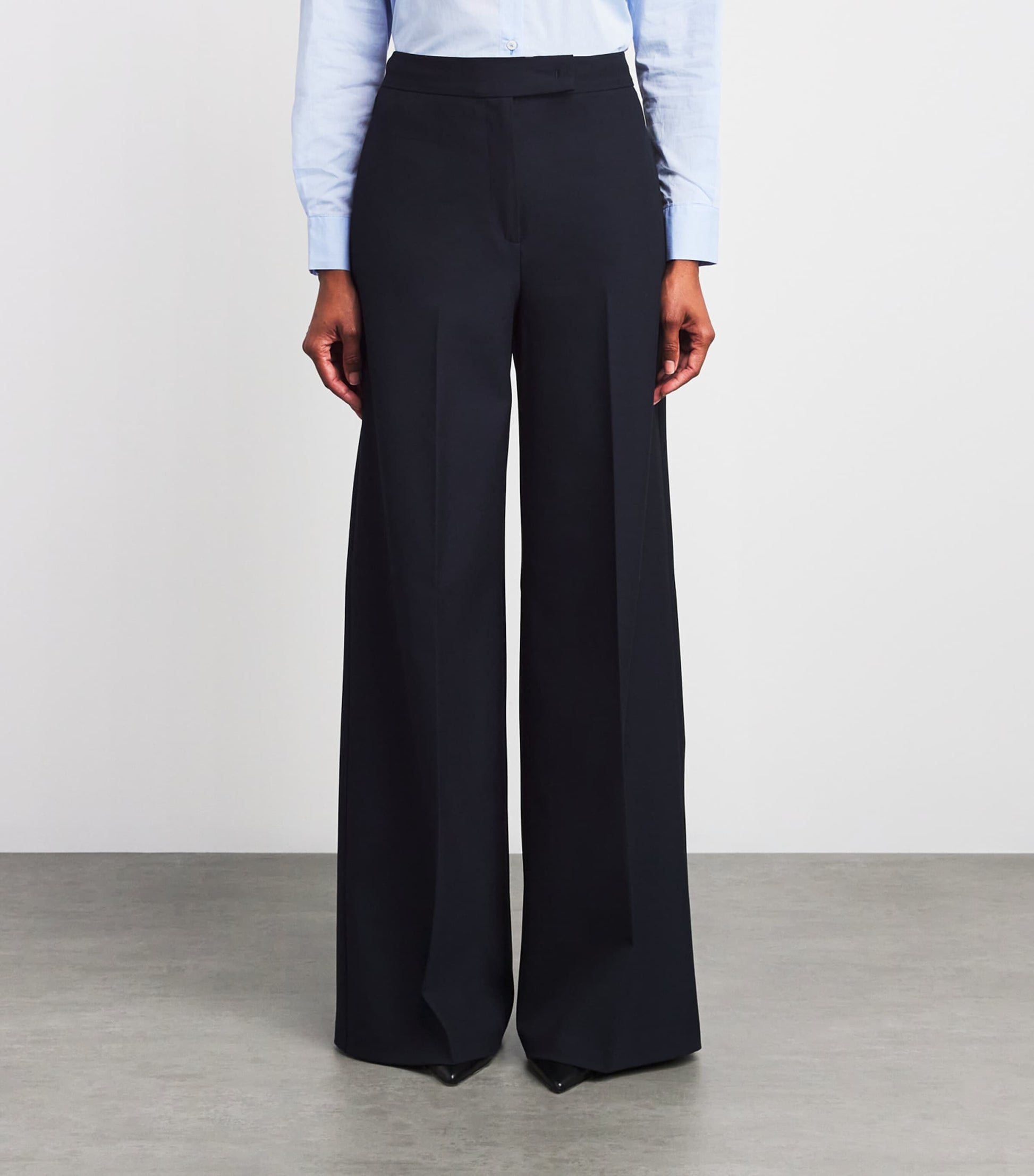 MAX&Co. Blue Wide-Leg Trousers