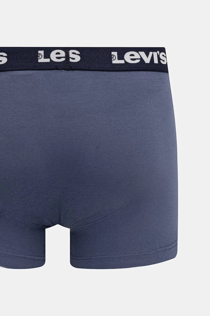 Levi's pamuk ve elastanlı dar kesim erkek boxer 6'lı