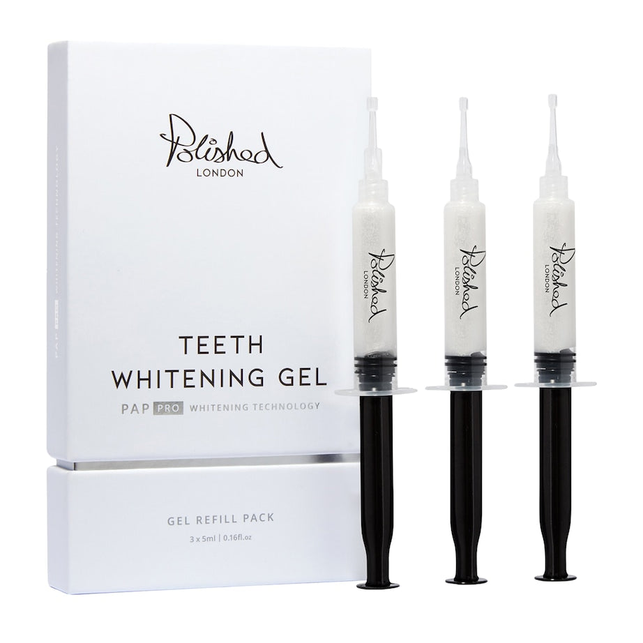 Polished London Teeth Whitening Gel Refill Set (3 x 5ml)