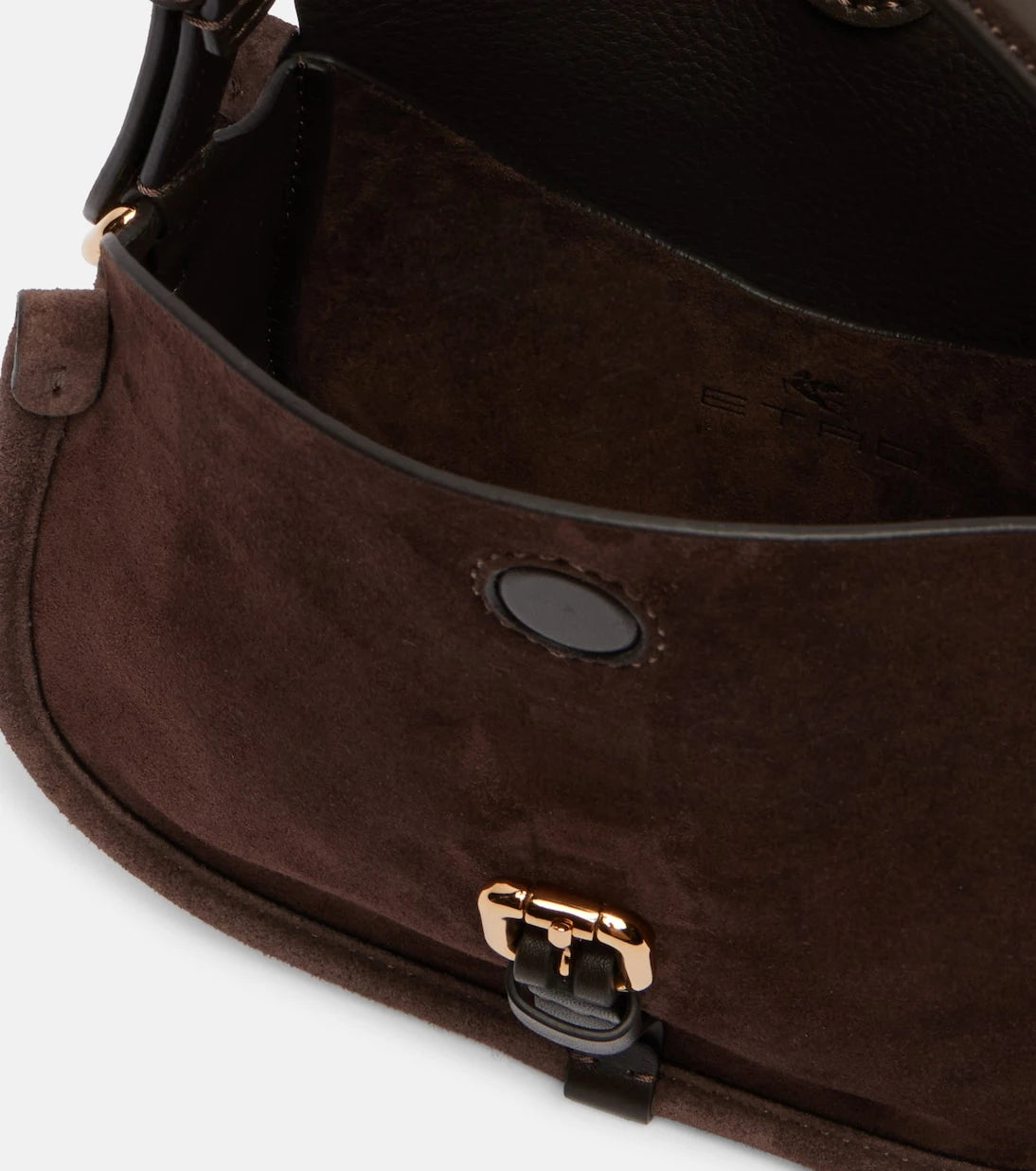 Etro - Pony Small suede crossbody bag