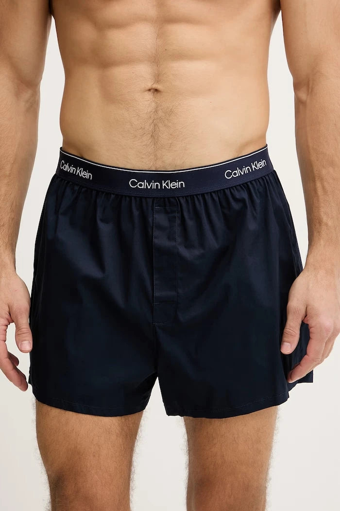 Calvin Klein Underwear erkek pamuklu elastanlı bol boxer 3’lü
