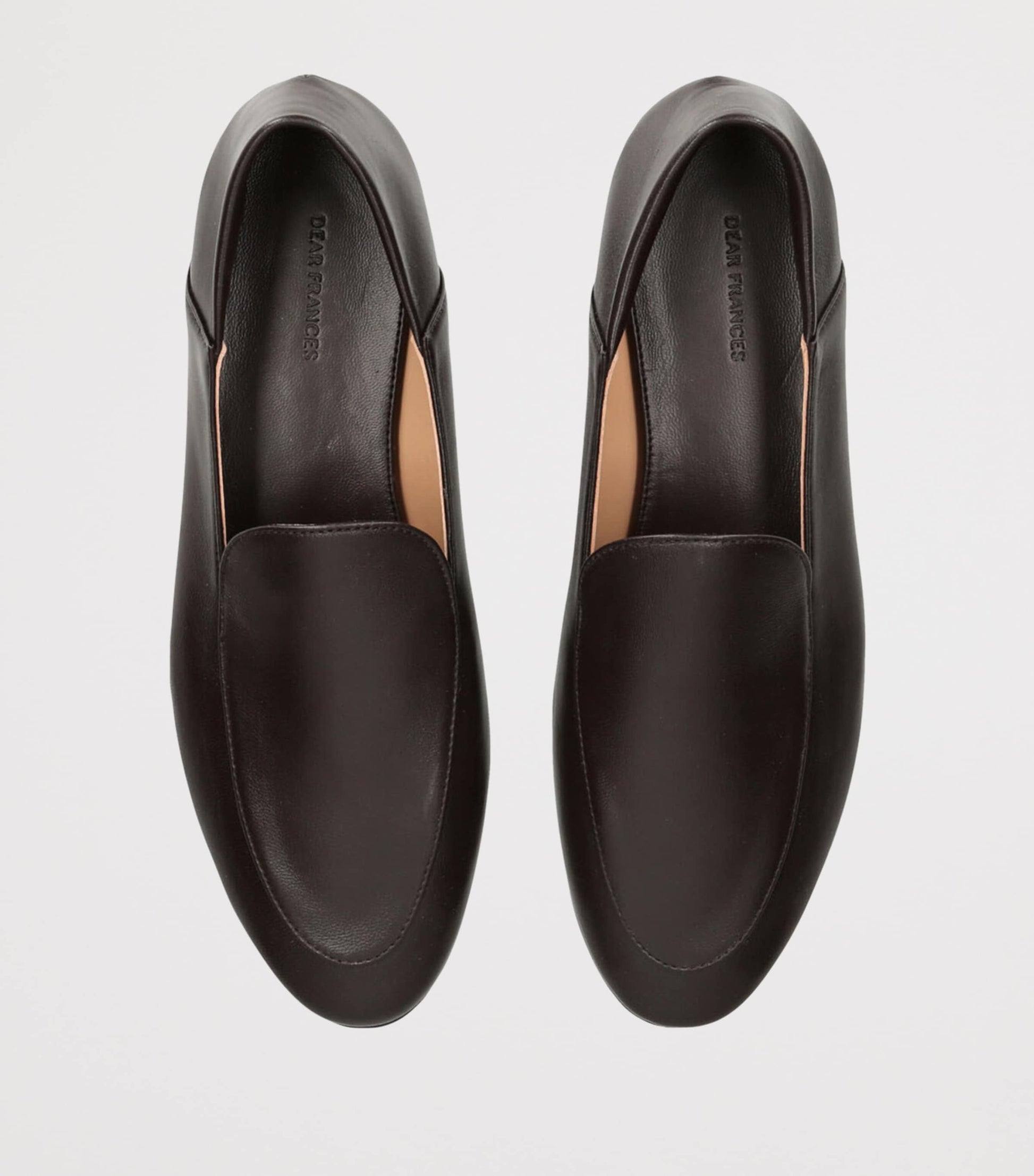 Dear Frances Brown Leather Gio Loafers
