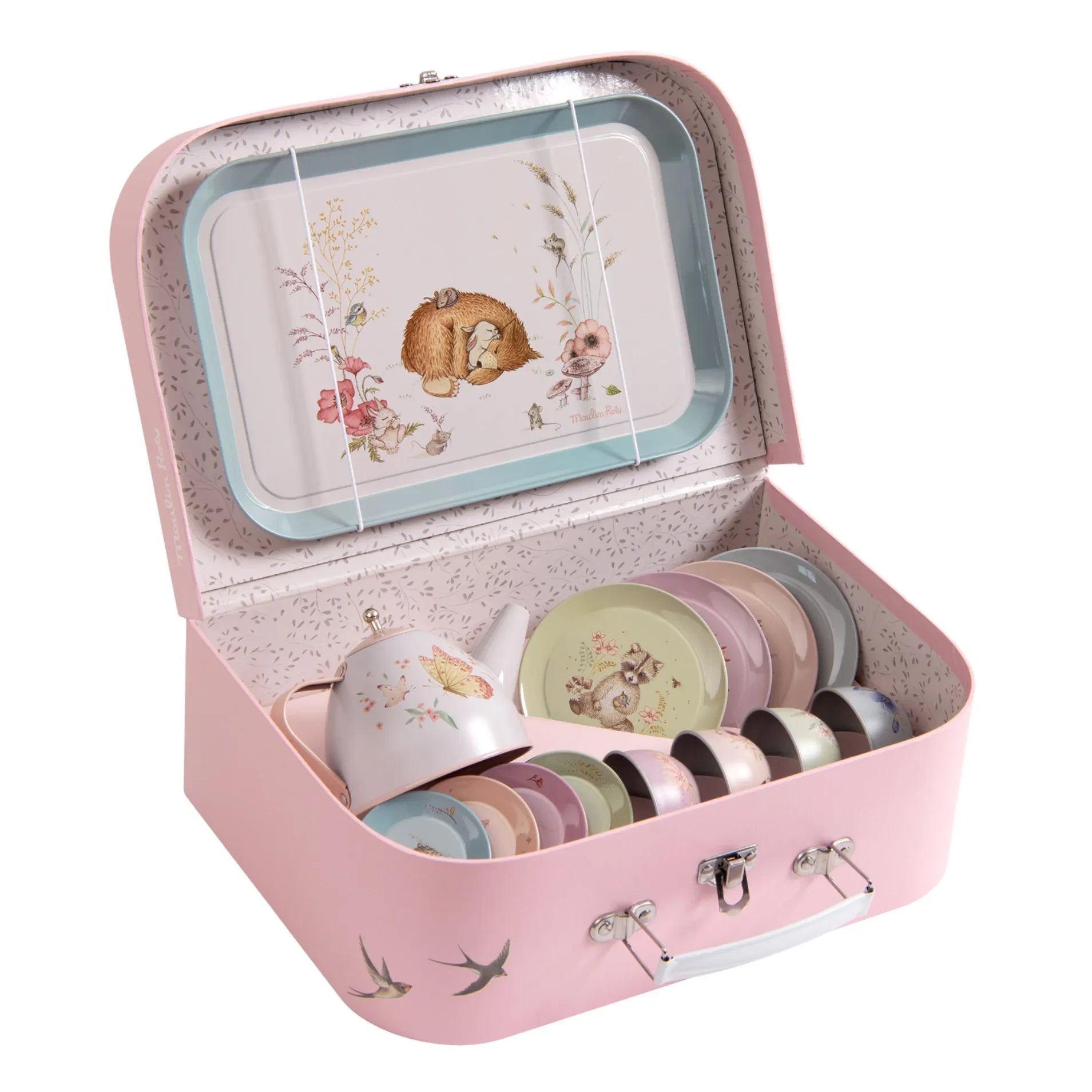 Moulin Roty - Les Rosalies metal tea trolley