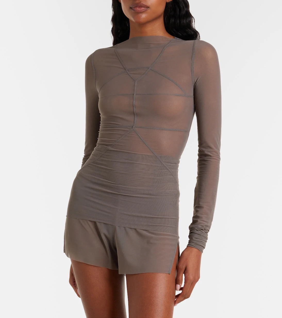 Rick Owens - Temple sheer tulle top