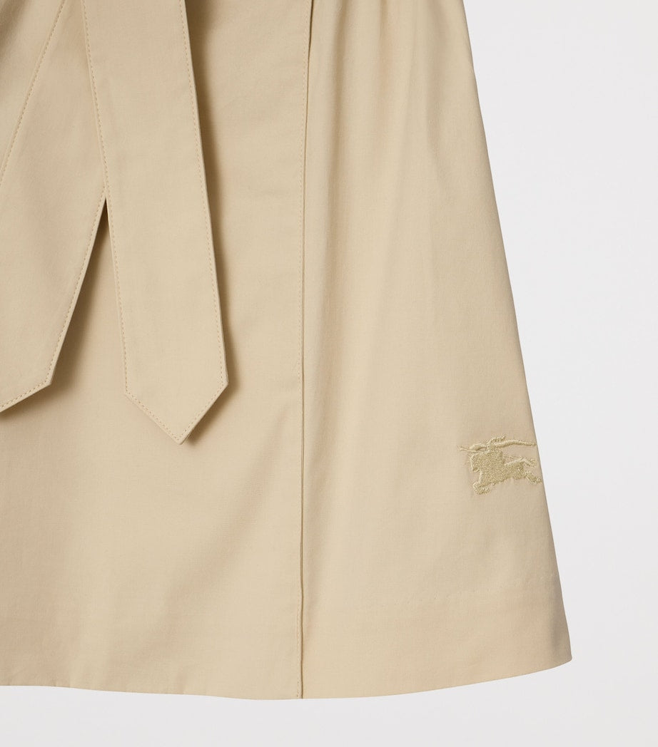 Burberry Kids Beige Stretch-Cotton Trench Dress (3-12 Years)