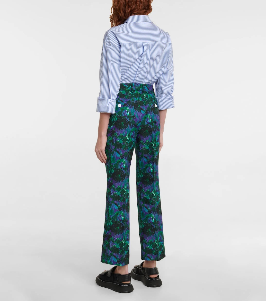 Plan C - Cropped floral pants