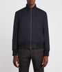 Paul Smith Navy Wool Bomber Jacket