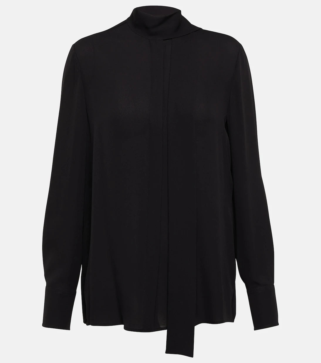 Valentino - Tie-neck silk georgette blouse