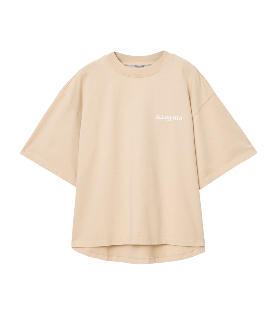 AllSaints White Organic Cotton Guardian Amelie T-Shirt