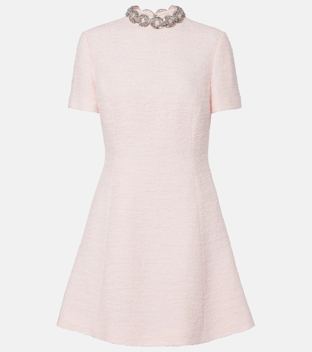 Valentino - Embellished tweed minidress