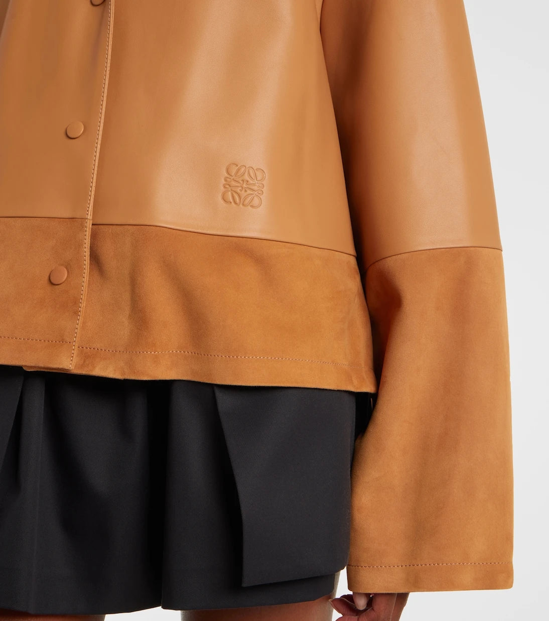 Loewe - Pyjama leather and suede jacket