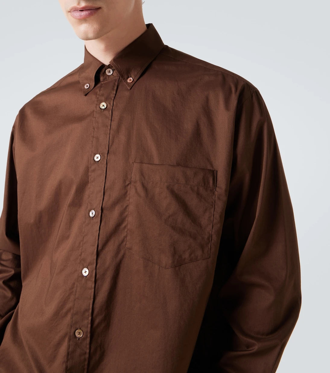 Auralee - Oversized cotton shirt