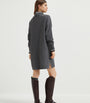 Brunello Cucinelli Virgin Wool-Blend Mini Dress
