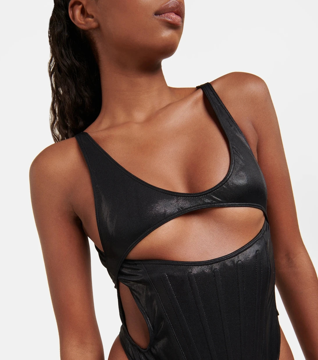 Mugler - Cutout swimsuit