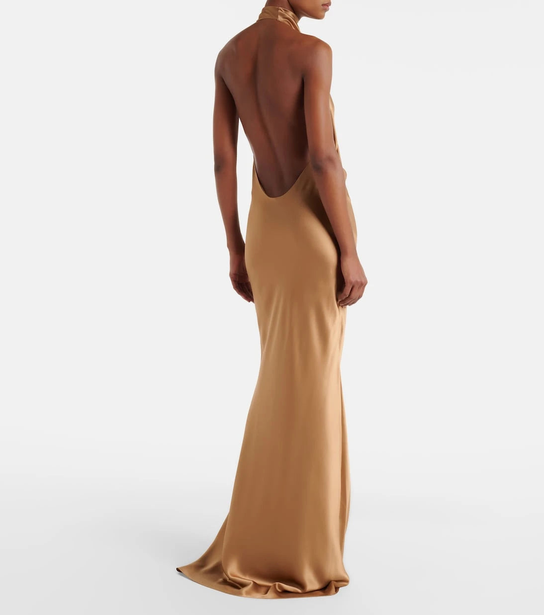 The Sei - Halterneck silk satin gown