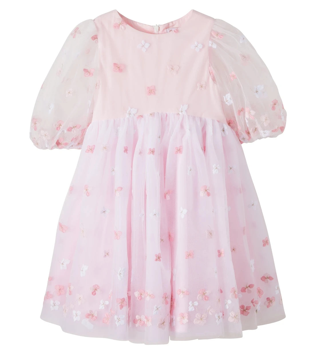Tartine et Chocolat - Embroidered tulle dress
