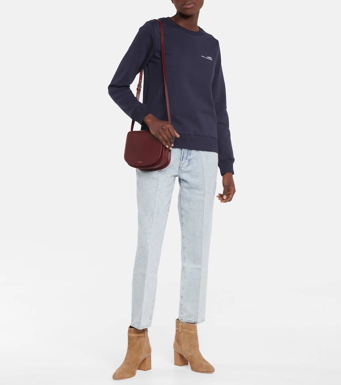 Frame - Le High Straight cropped jeans