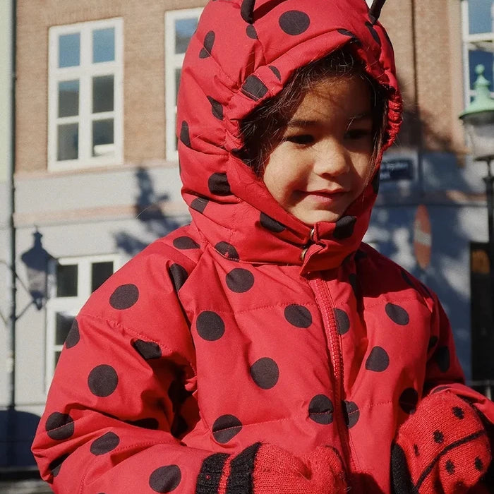 Детско непромокаемо яке Konges Sløjd NUKA LADYBUG JACKET GRS