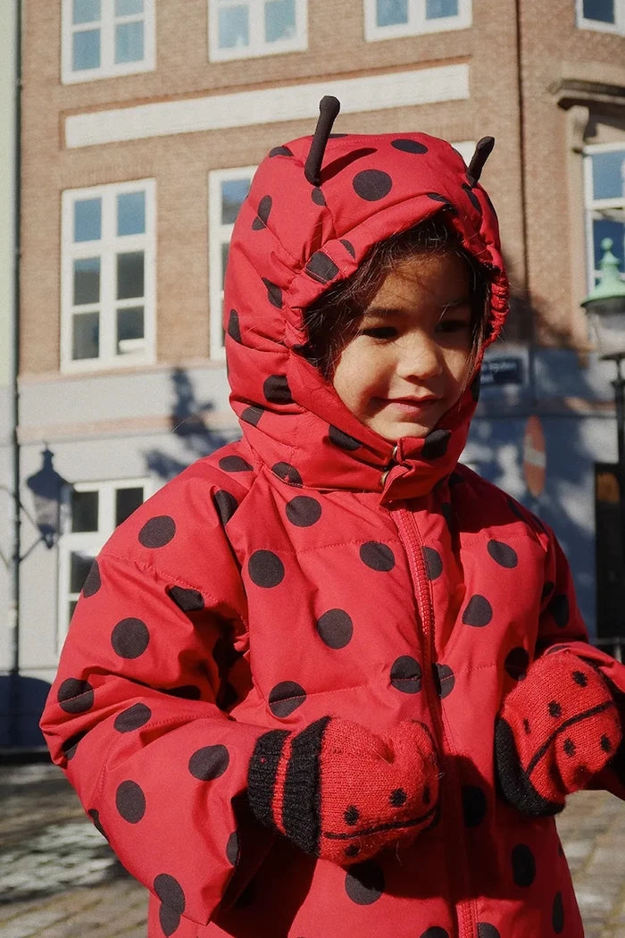 Детско непромокаемо яке Konges Sløjd NUKA LADYBUG JACKET GRS