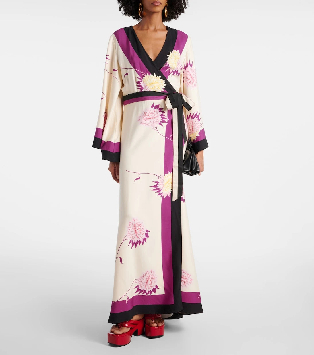 La DoubleJ - Floral wrap dress