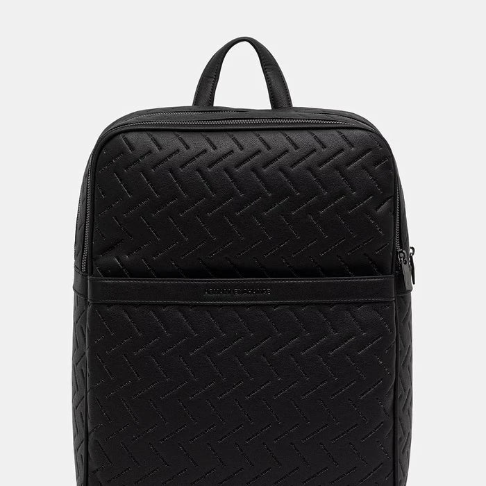 Armani Exchange Erkek Suni Deri Sırt Çantası