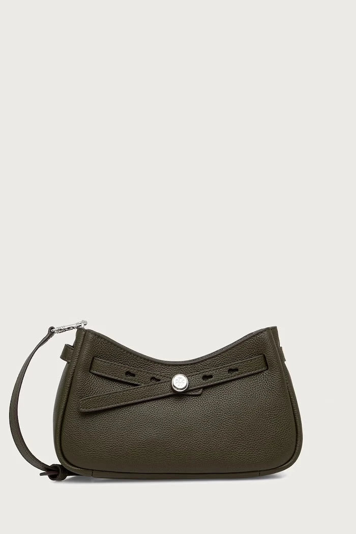 Tory Burch kadın deri crossbody çanta Romy Zip
