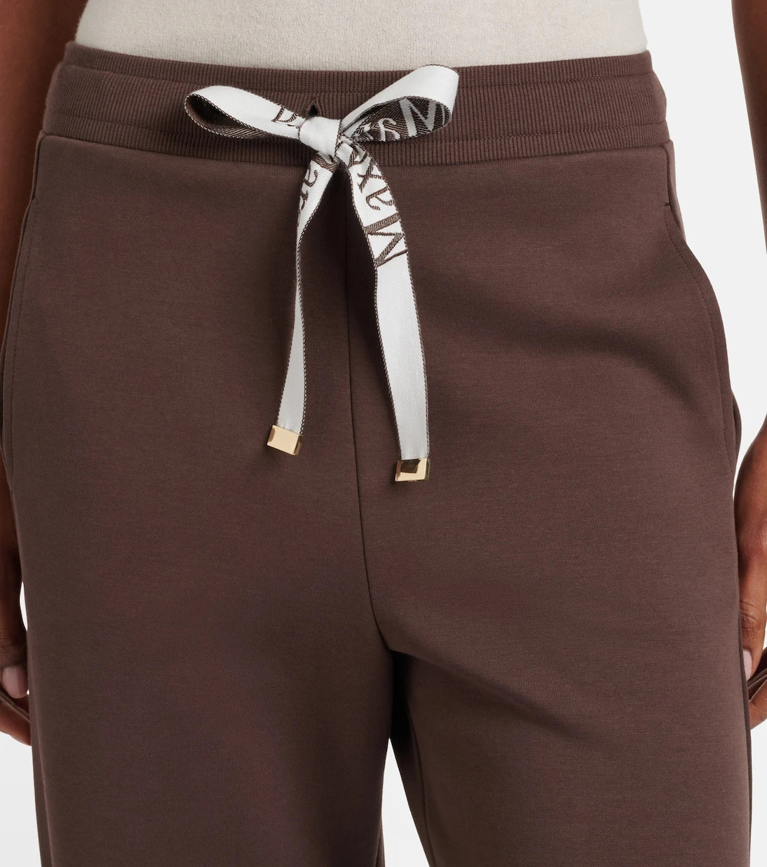 'S Max Mara - Bali cotton-blend wide-leg sweatpants