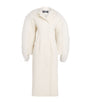 Virgin Wool Boa Coat 110 OFF-WHITE